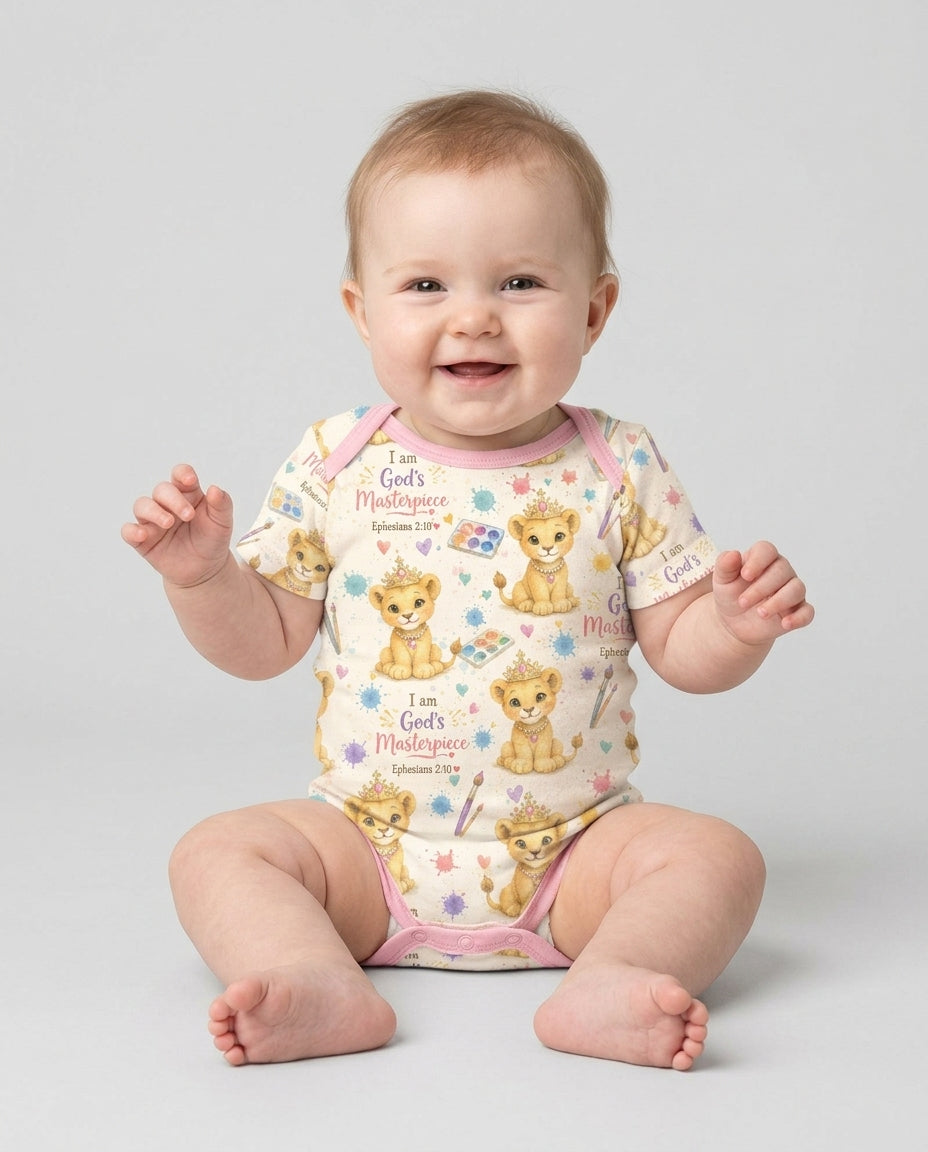 Gerippte Babykleidung mit individuellem Foto - Weich &amp; Skizzenhaft