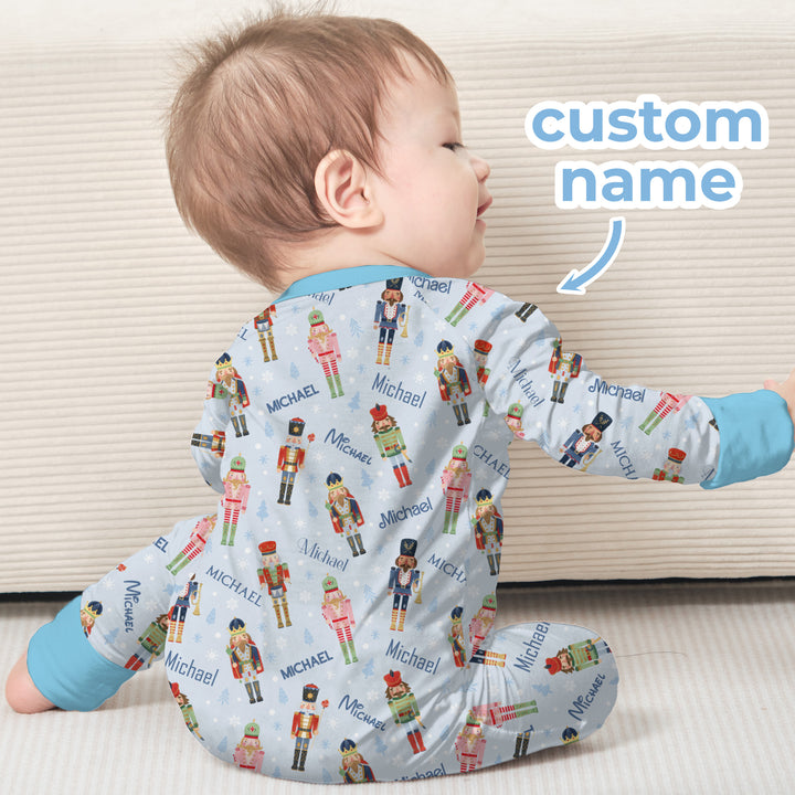 Nutcracker Parade Custom Name Boy Convertible Zippy , Nutcracker Parade Custom Name Boy Convertible Zippy - 0-3M