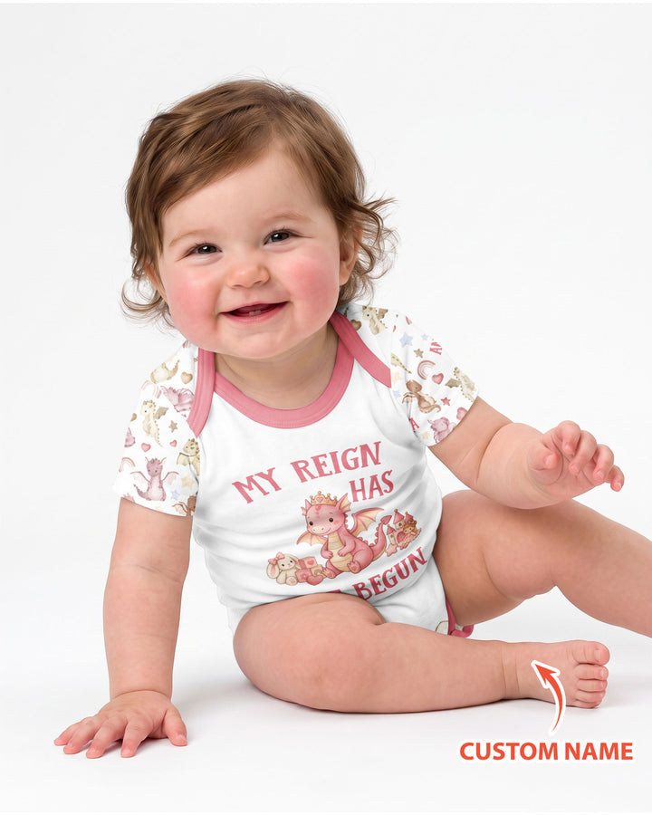 My Reign Has Just Begun Custom Name Bamboo Bodysuit