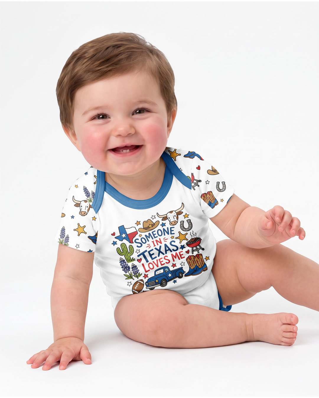 Someone in Texas Loves Me Bamboo Bodysuit