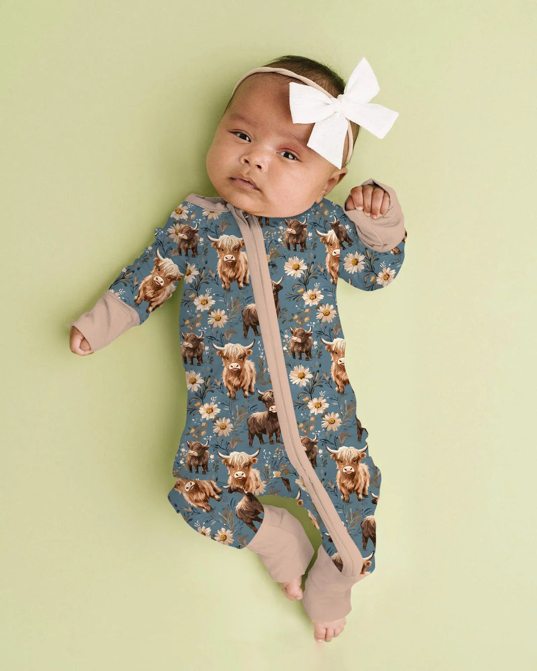 Gerippte Babykleidung mit individuellem Foto - Weich &amp; Skizzenhaft