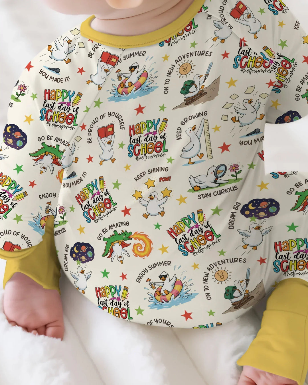 Gerippte Babykleidung mit individuellem Foto - Weich &amp; Skizzenhaft