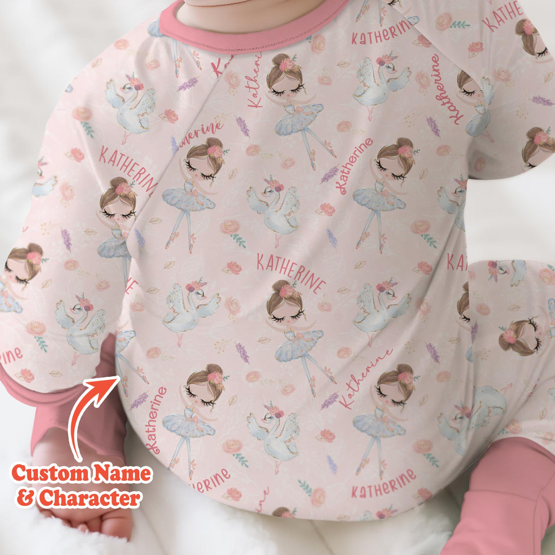 Custom Name Ballerina Doll Convertible Zippy