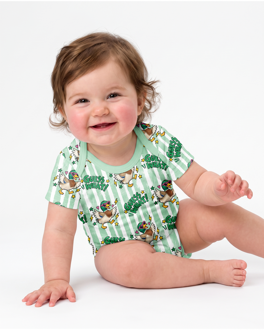 Guess What Mallard Butt Bamboo Bodysuit