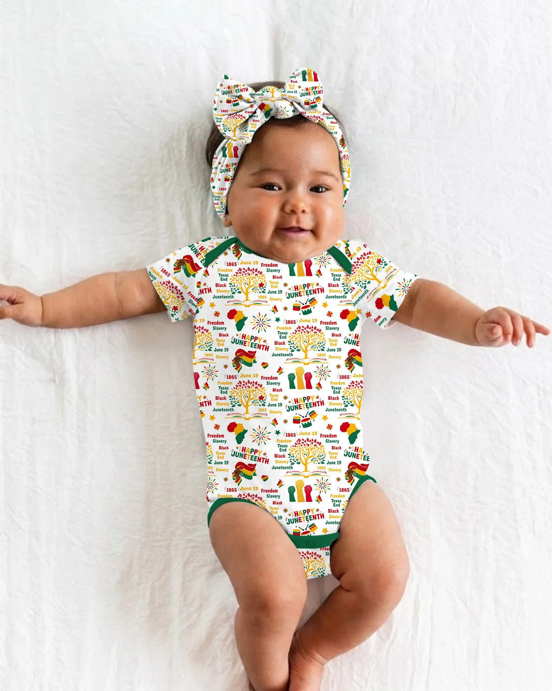 Happy Juneteenth Bamboo Bodysuit