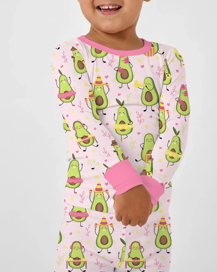 Avocado Fiesta Two Piece Long Sleeve Pajama Set