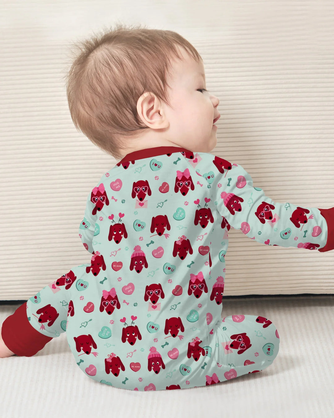 Gerippte Babykleidung mit individuellem Foto - Weich &amp; Skizzenhaft