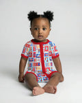 Patriotic Matchbox Family Matching Bamboo Shorty Zippy
