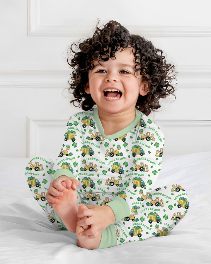 Loads Of Luck Two Piece Long Sleeve Pajama Set