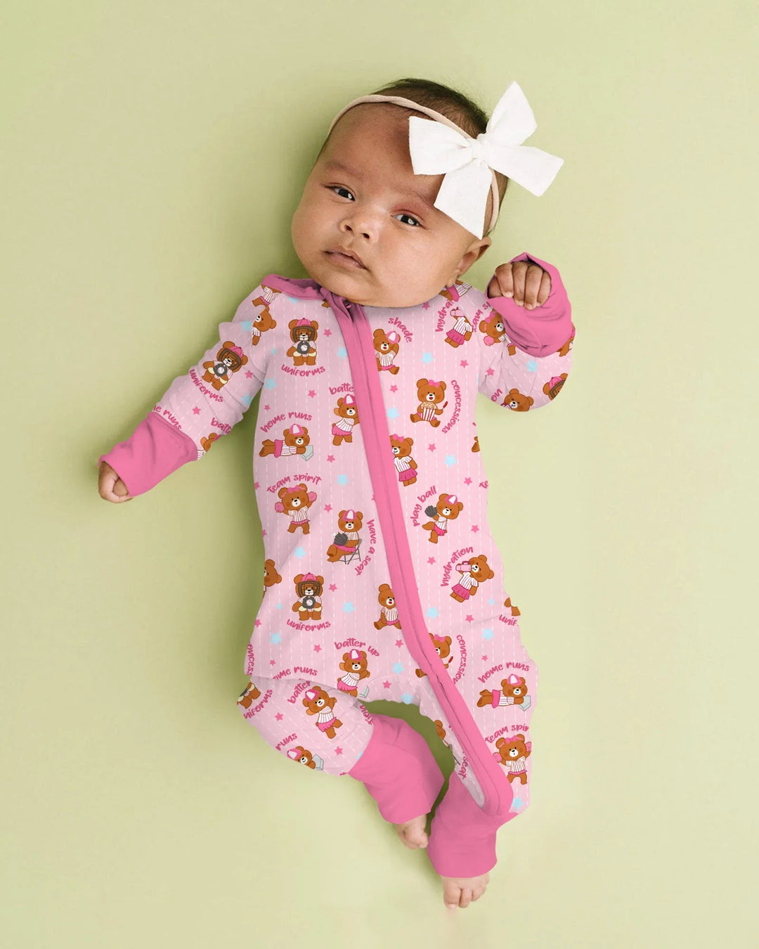 Born To Play Baseball Bamboo Convertible Zippy