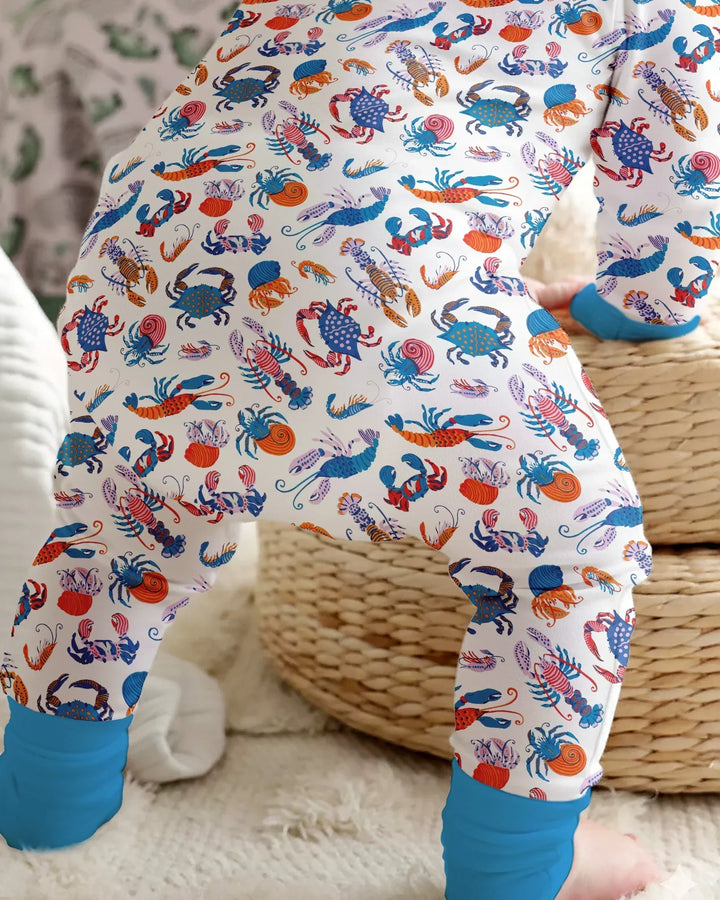 Crustacean Nation Family Matching Bamboo Convertible Zippy
