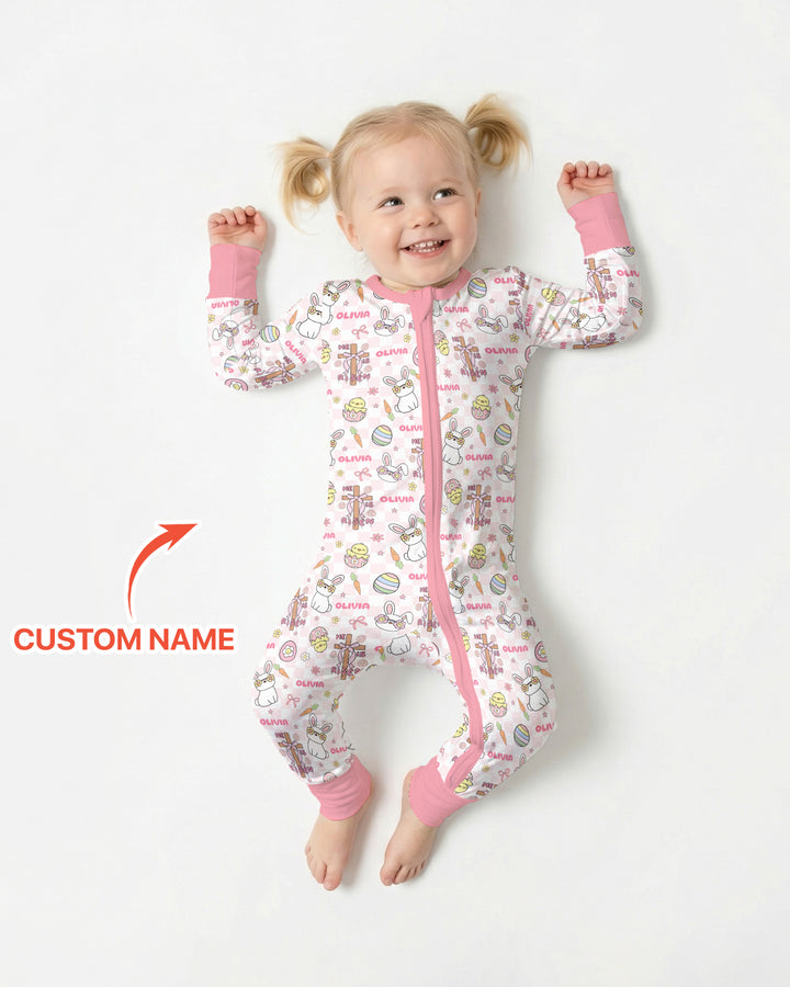 Custom Name Retro Easter Convertible Zippy