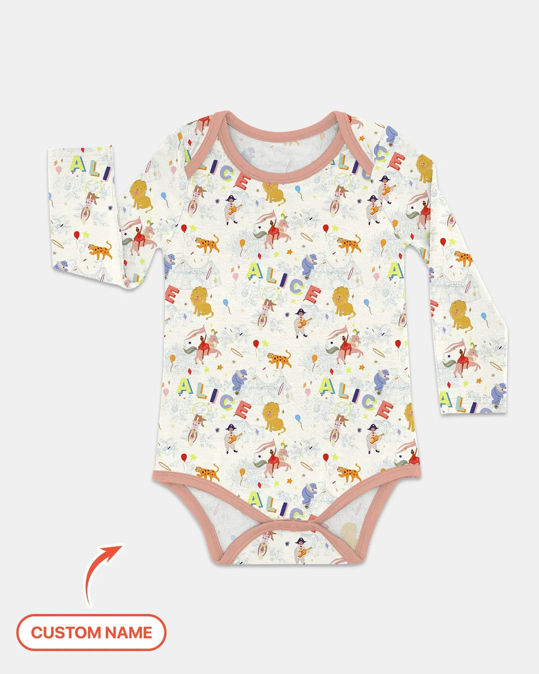 Gerippte Babykleidung mit individuellem Foto - Weich &amp; Skizzenhaft
