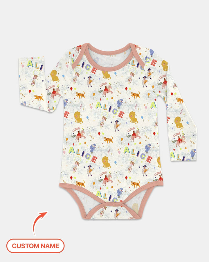 Gerippte Babykleidung mit individuellem Foto - Weich &amp; Skizzenhaft
