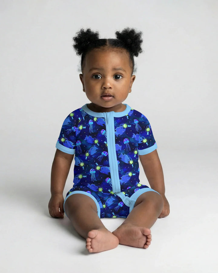 Happy Glow Fish Bamboo Shorty Zippy