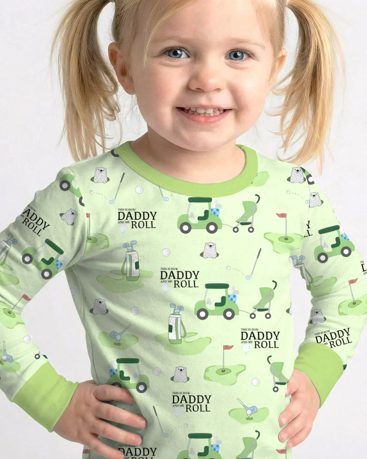 Daddy Golf Team Two Piece Long Sleeve Pajama Set