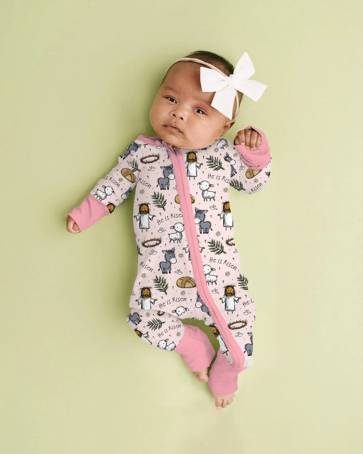 He Is Risen Easter Family Matching Convertible Zippy