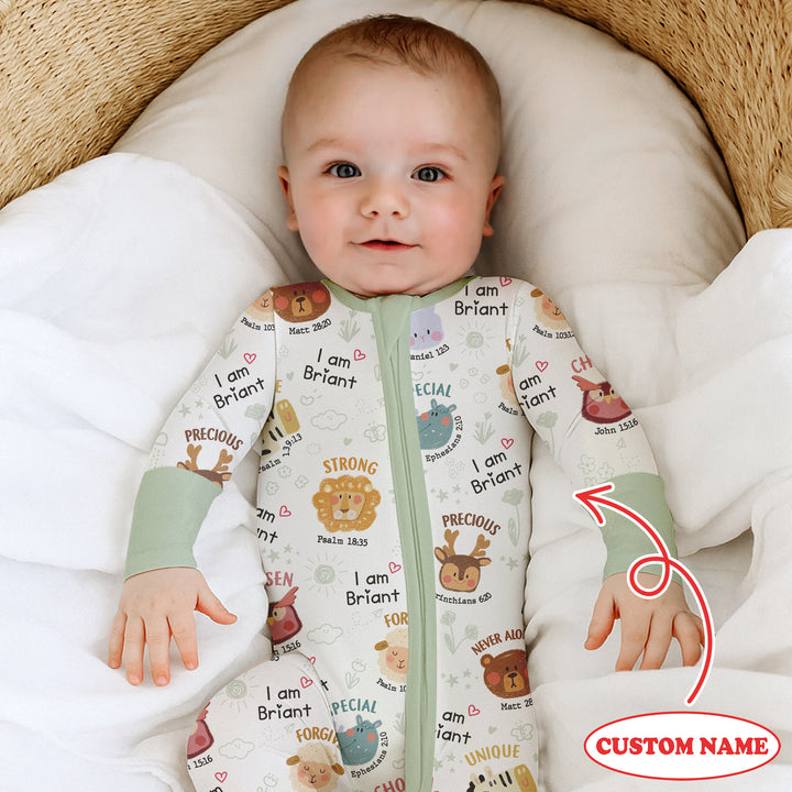 God’s Little Zoo Custom Name Convertible Zippy