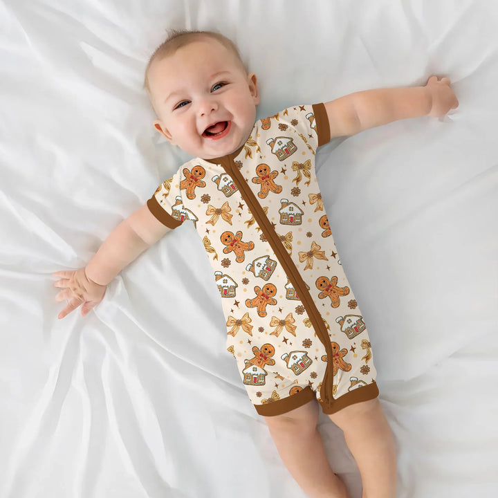 Brushstroke Gingerbread Shorty Zippy