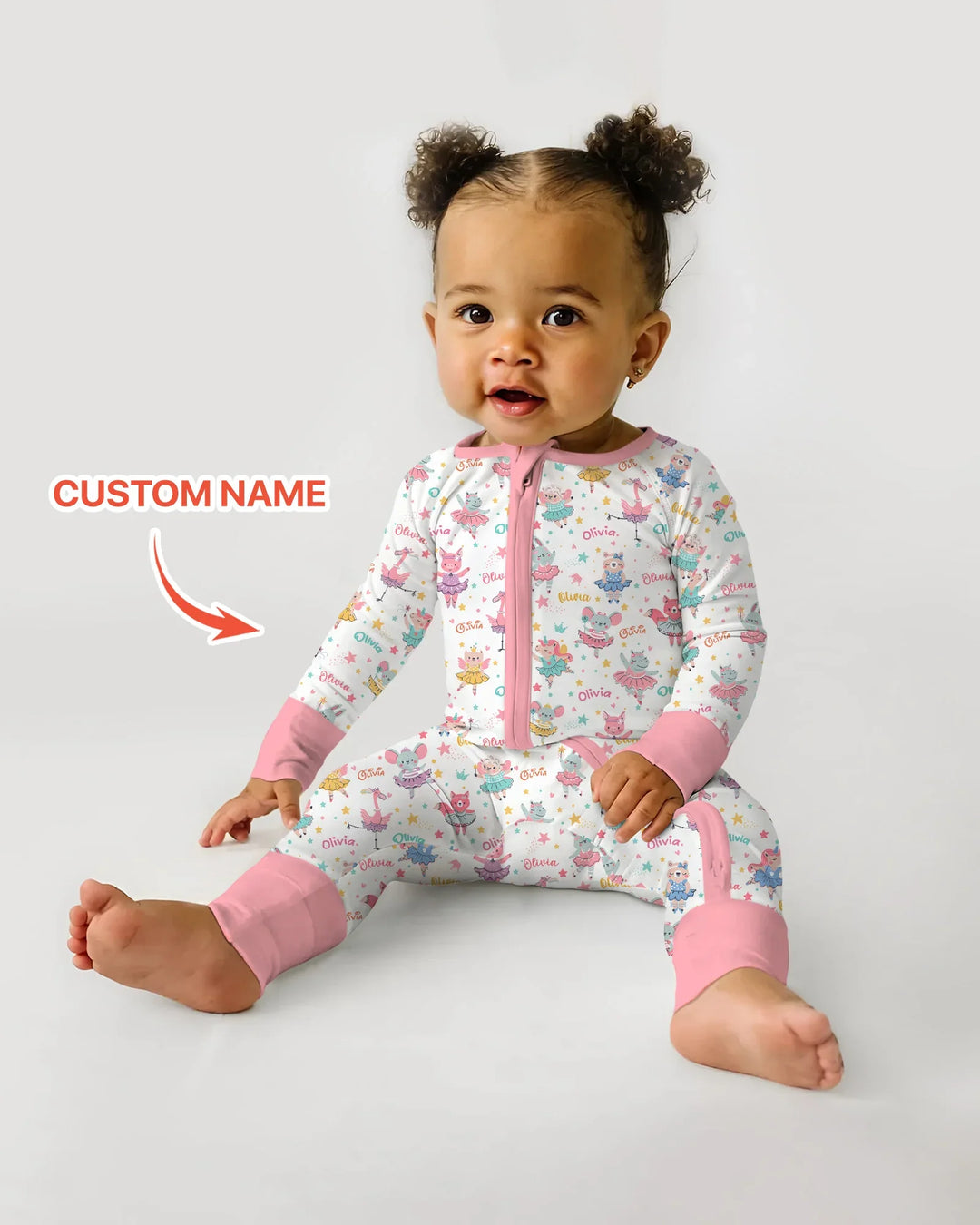 Gerippte Babykleidung mit individuellem Foto - Weich &amp; Skizzenhaft