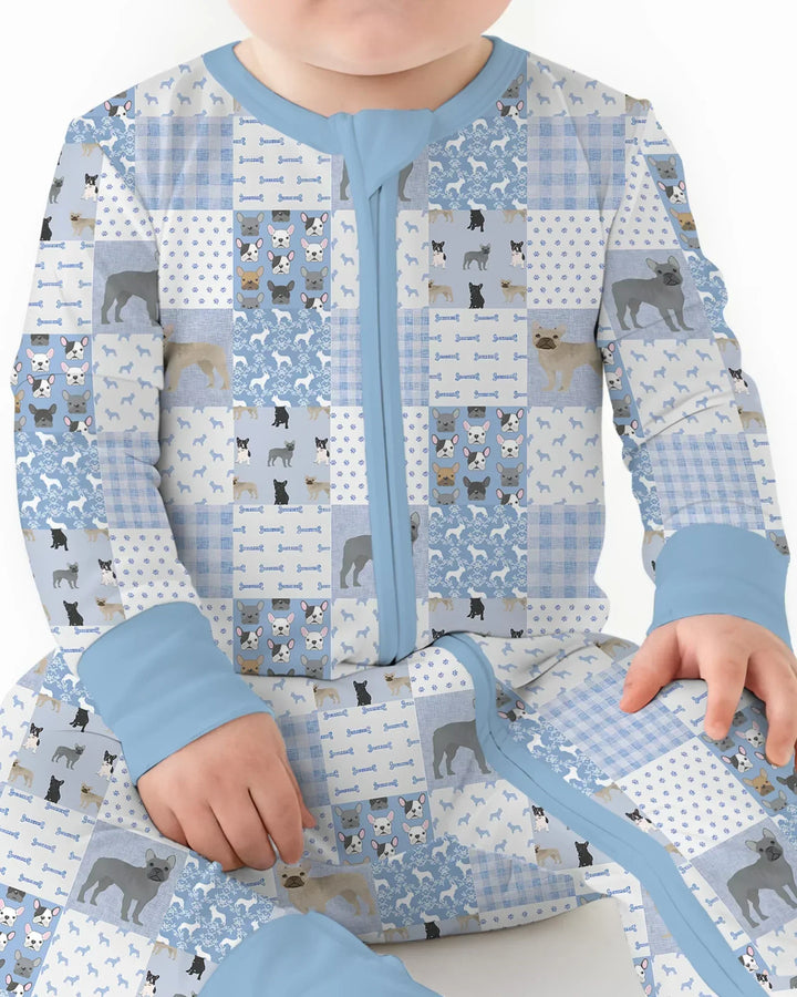 Frenchies Patchwork Family Matching Convertible Zippy