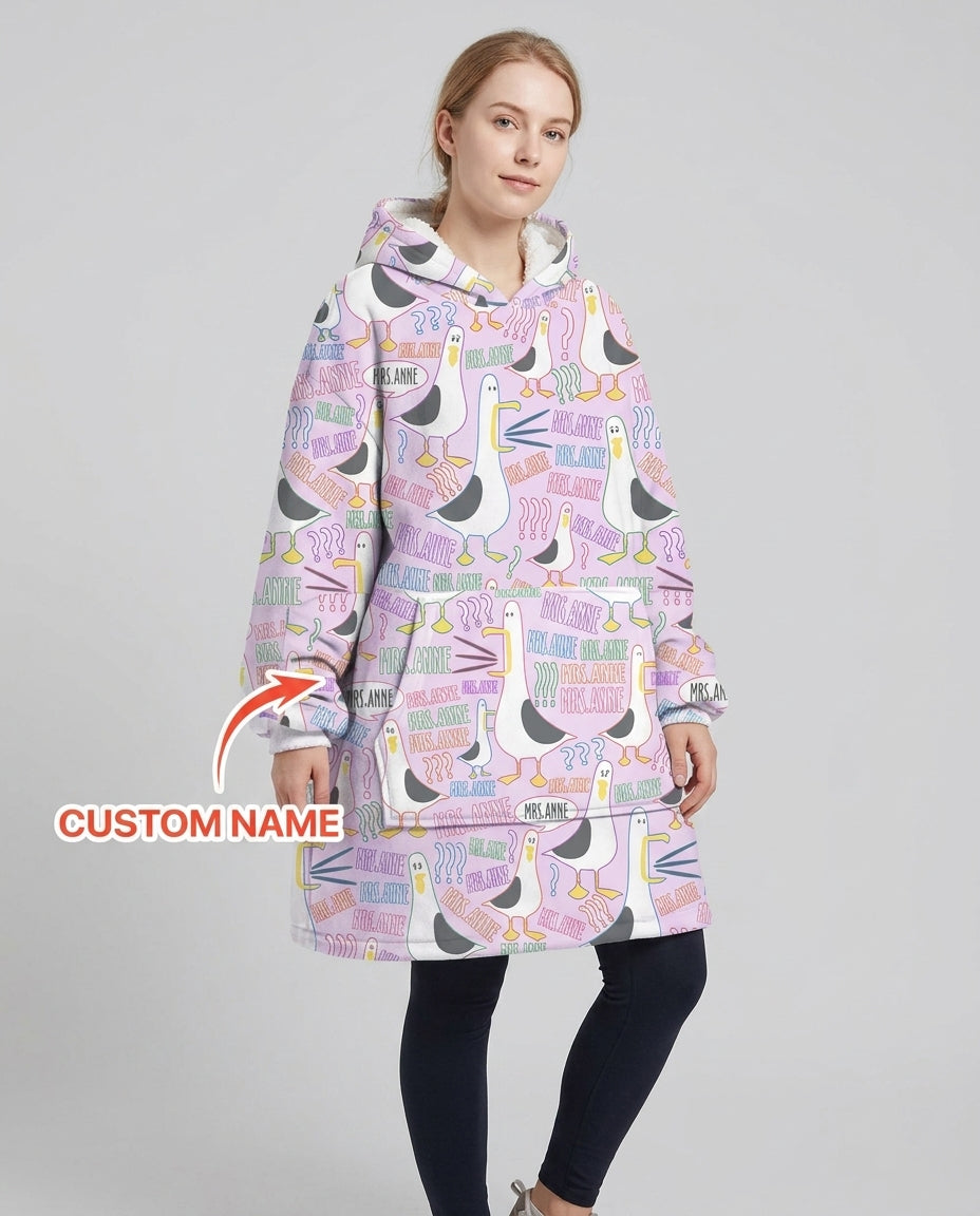 Plantilla de Sudadera Manta de Bambú Personalizada