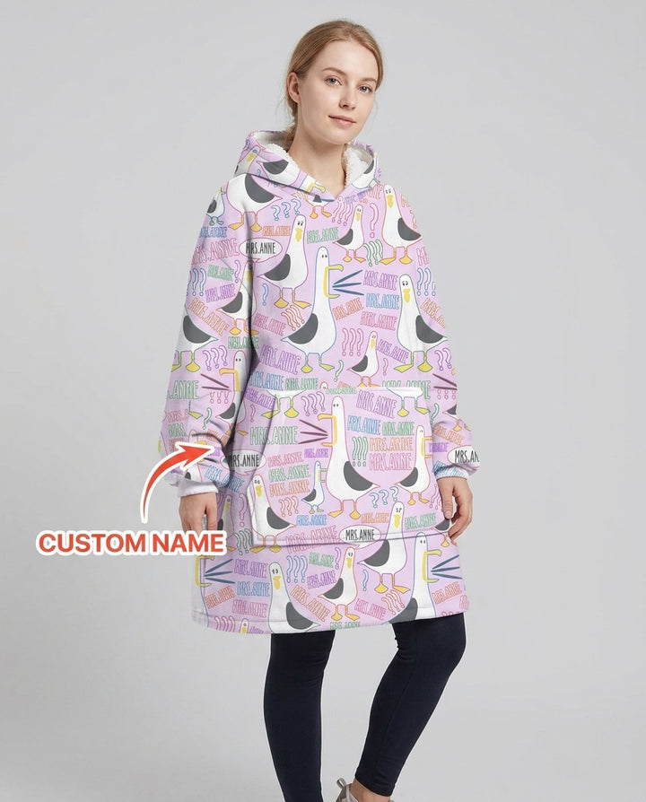 Plantilla de Sudadera Manta de Bambú Personalizada