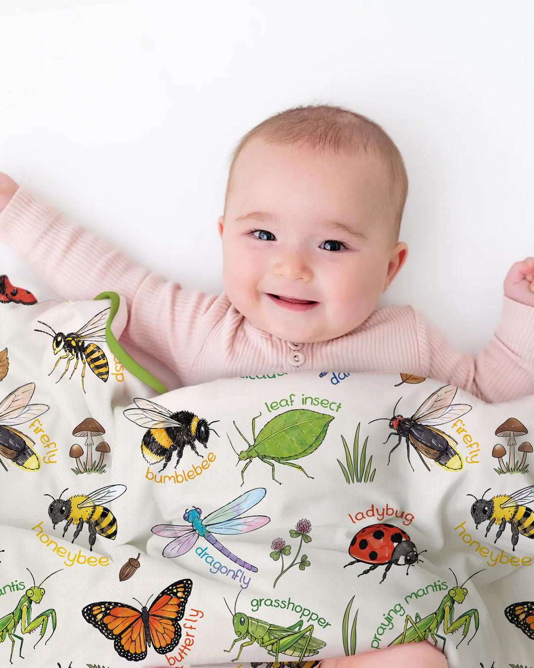 Bug Learning Bamboo Blanket