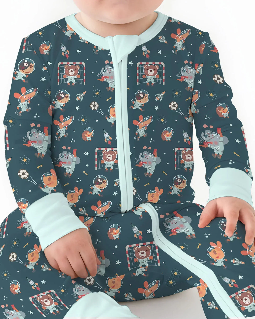 Space Soccer Bamboo Convertible Zippy