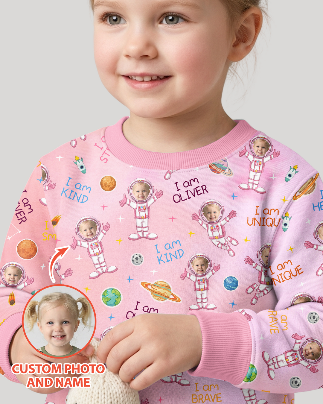 Custom Template Bambus-Rundhals-Sweatshirt