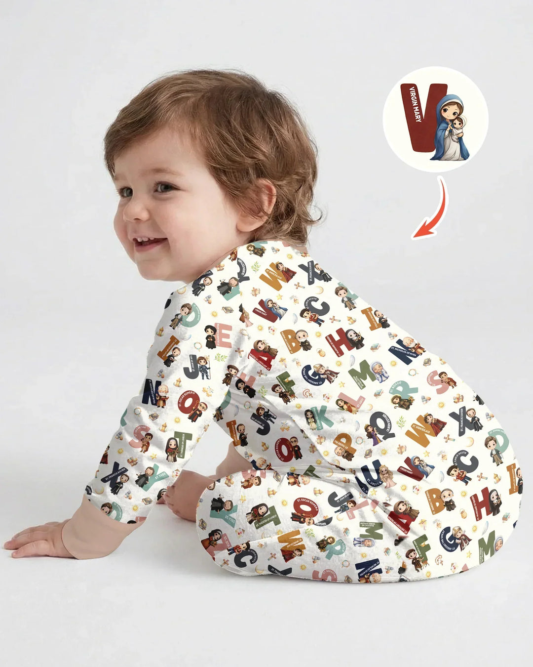 Catholic Saint ABCs Convertible Zippy