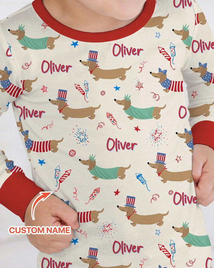 250 Years Of Freedom Two Piece Long Sleeve Pajama Set