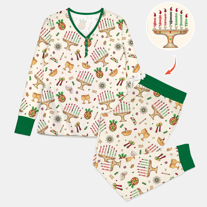 Happy Kwanzaa  Women Pajama Set