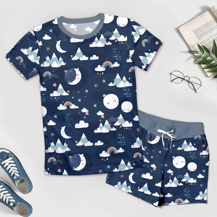 Blue To the Moon & Back Bamboo Outfit for Men – Cool and Relaxed