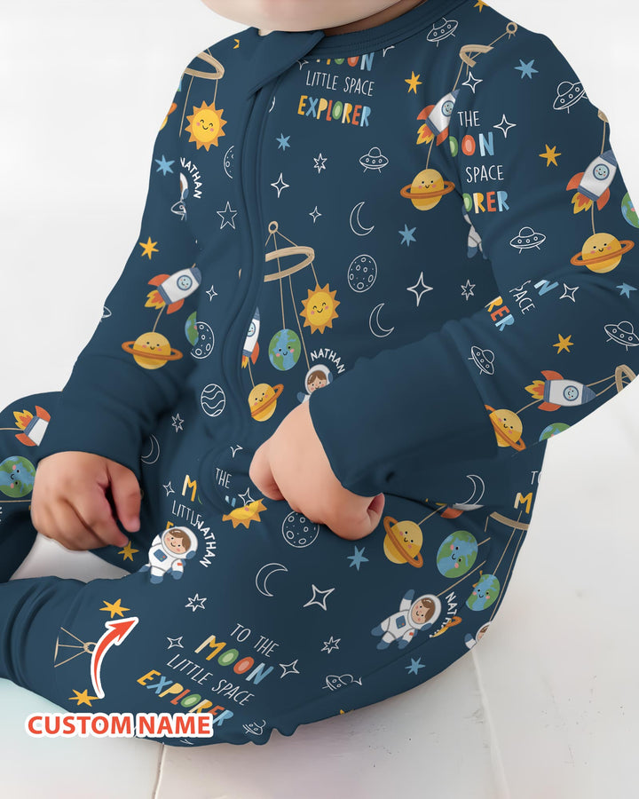 Gerippte Babykleidung mit individuellem Foto - Weich &amp; Skizzenhaft