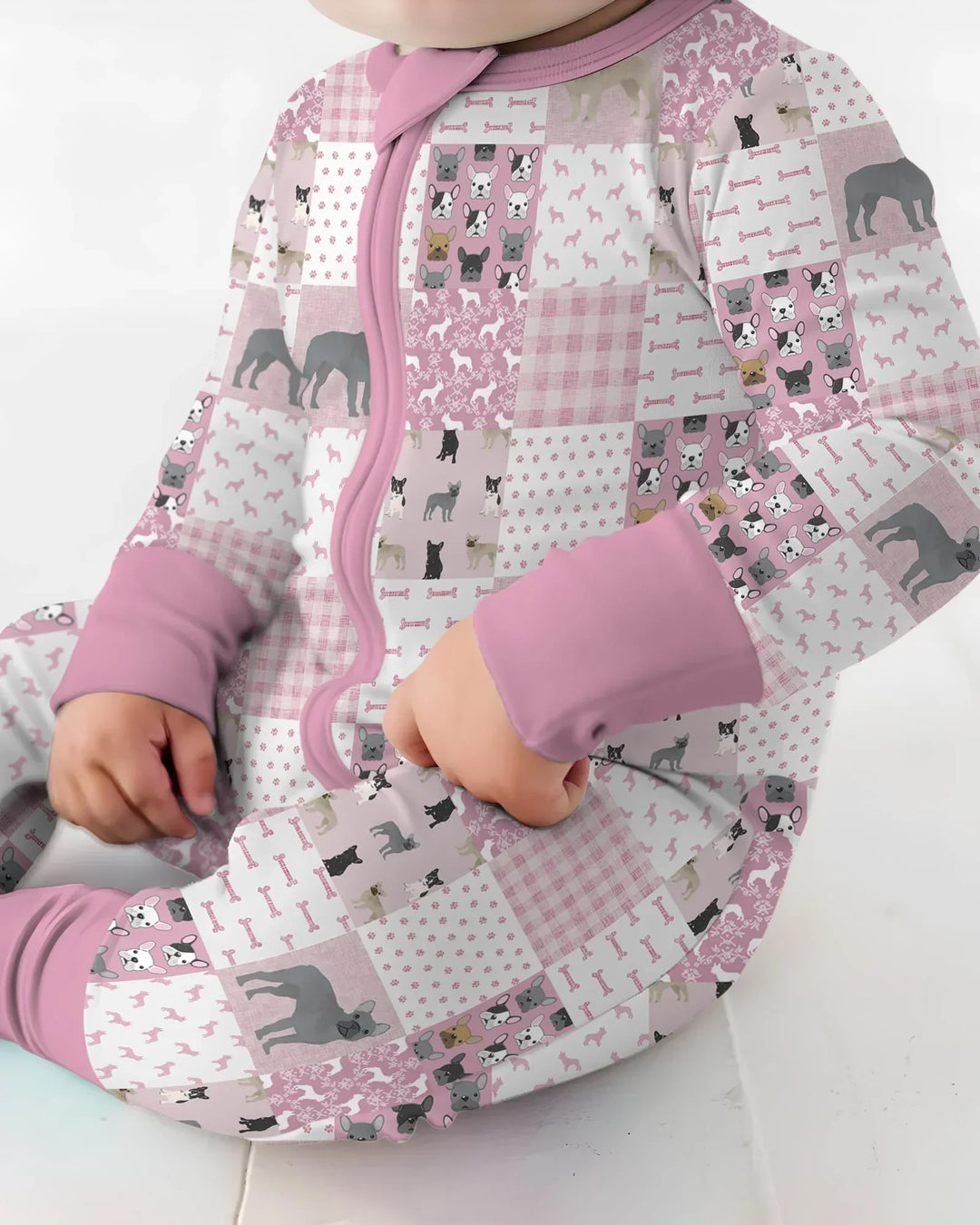 Frenchies Patchwork Family Matching Convertible Zippy