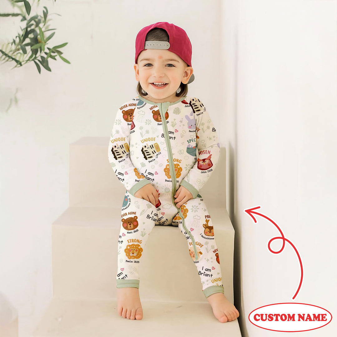 God’s Little Zoo Custom Name Convertible Zippy
