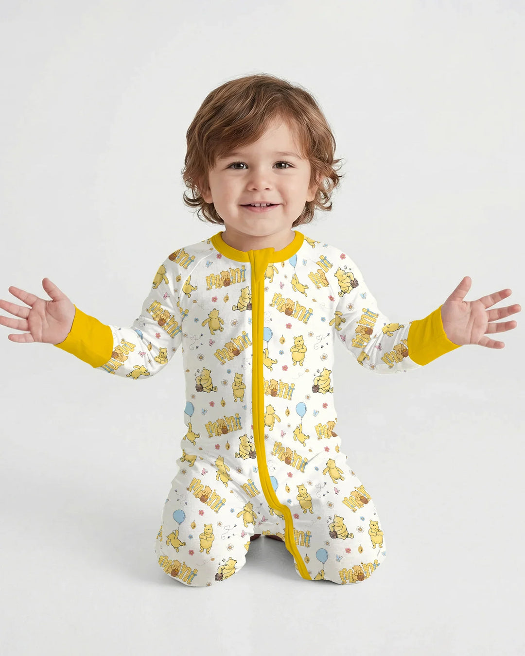Mama & Mini Honey Bear Bamboo Convertible Zippy