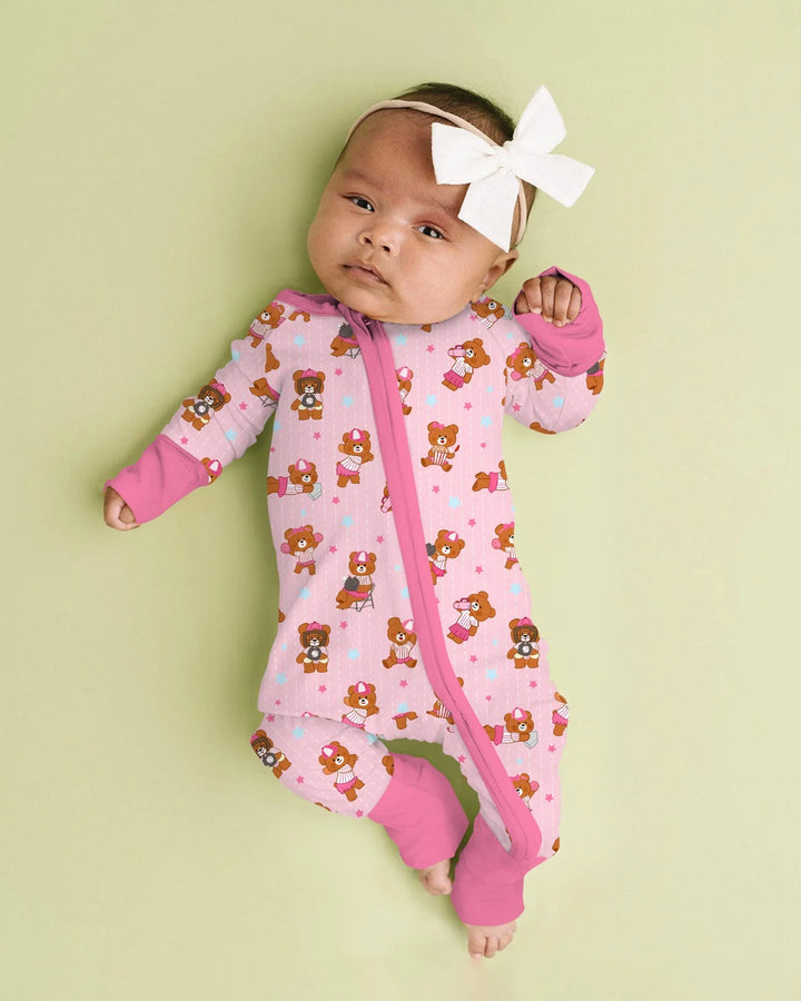 Born To Play Baseball Bamboo Convertible Zippy