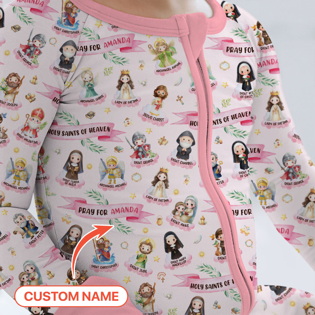 Holy Saints of Heaven Custom Name Convertible Zippy