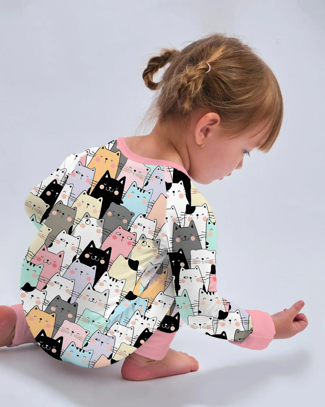 Gerippte Babykleidung mit individuellem Foto - Weich &amp; Skizzenhaft