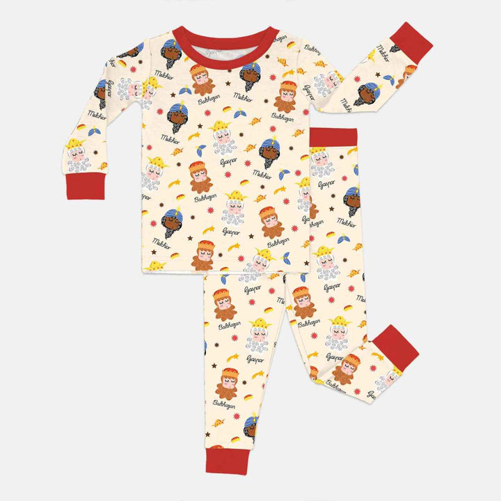 Tres Reyes Magos Two Piece Long Sleeve Pajama Set
