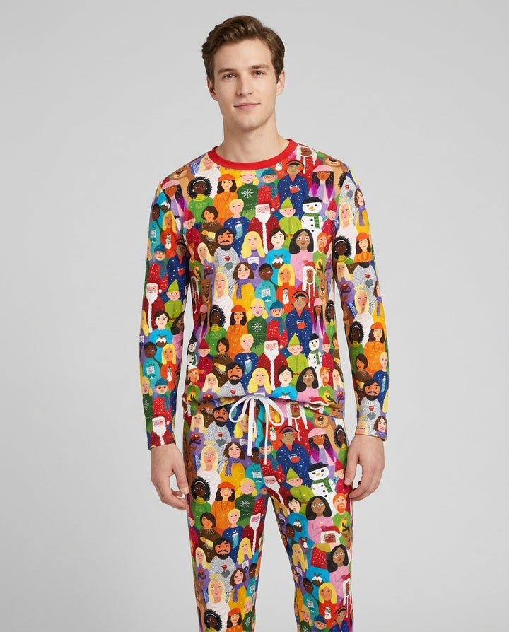 Together for Christmas Bamboo Men's Pajama Set
