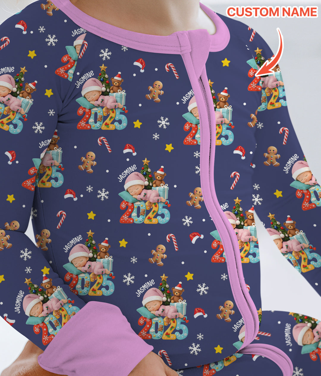 Gerippte Babykleidung mit individuellem Foto - Weich &amp; Skizzenhaft