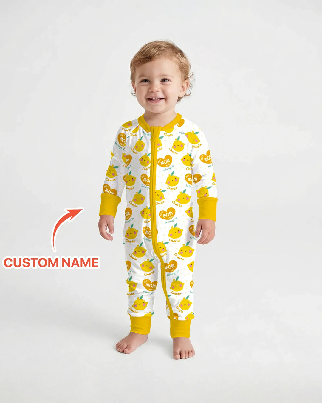 Custom Name Best Mom Ever Belongs to Bamboo Convertible Zippy