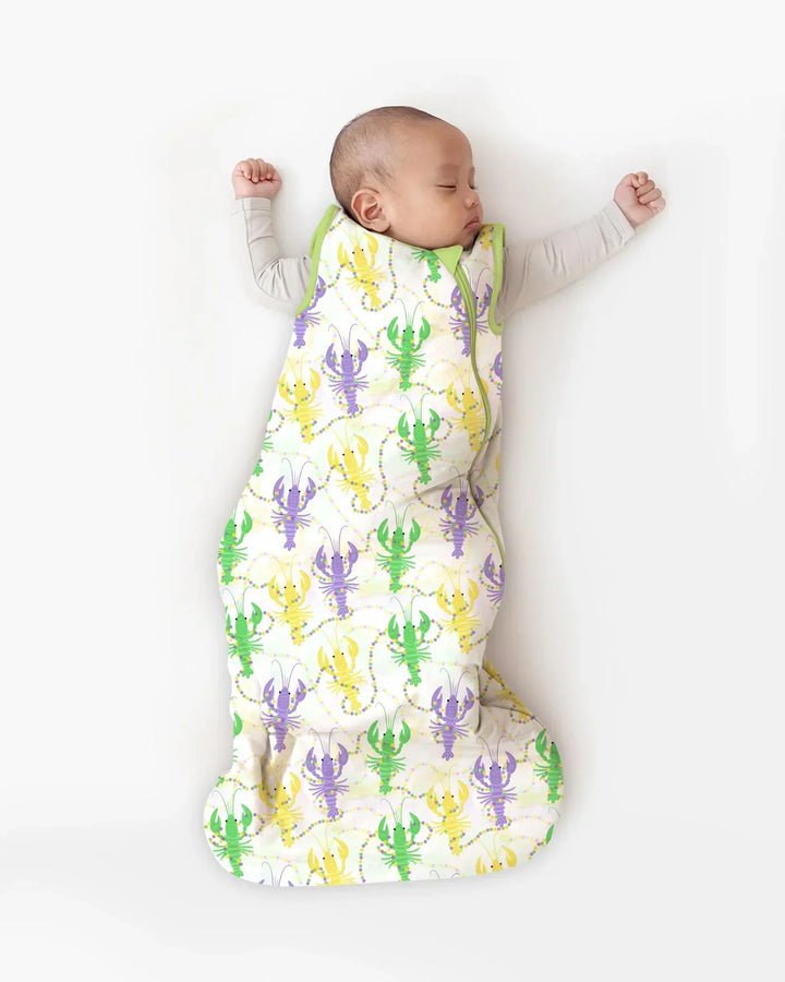 Mardi Gras Crawfish Family Matching Bamboo Sleep Bag