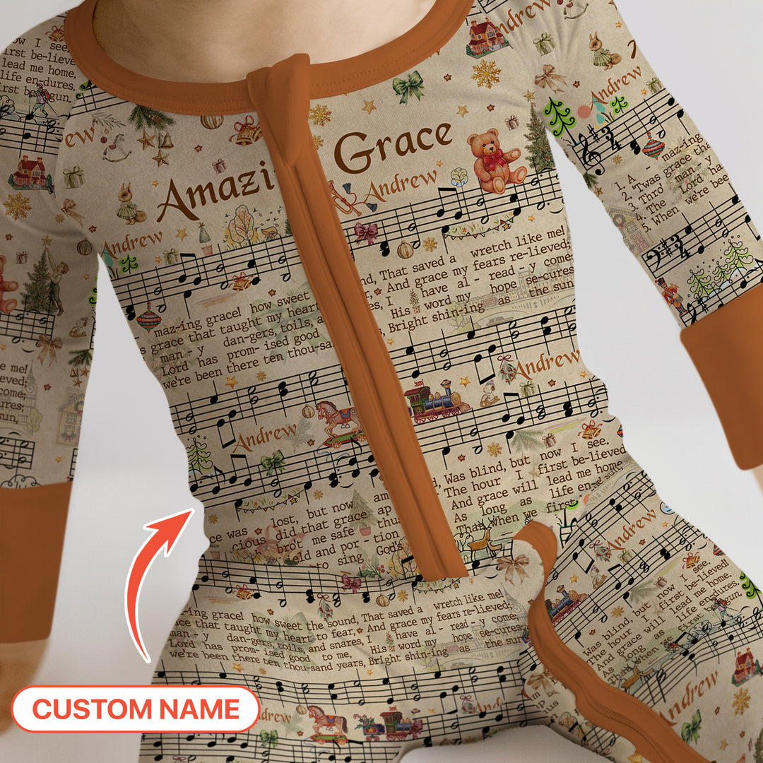 Amazing Grace Custom Name Convertible Zippy