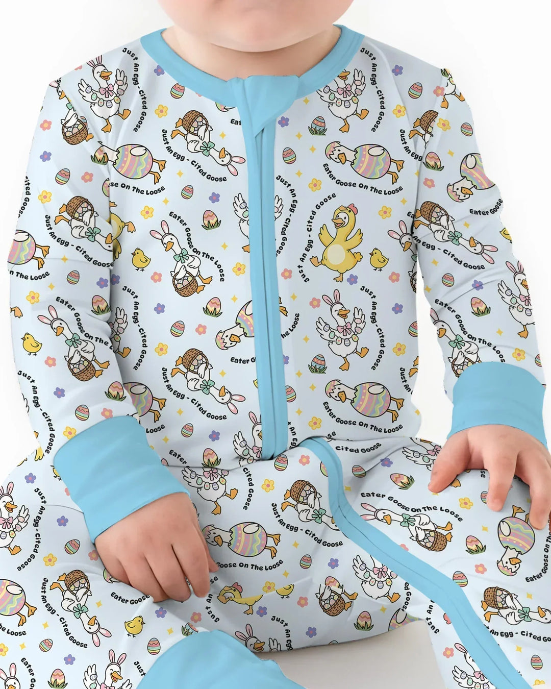 Easter Goose Family Matching Convertible Zippy