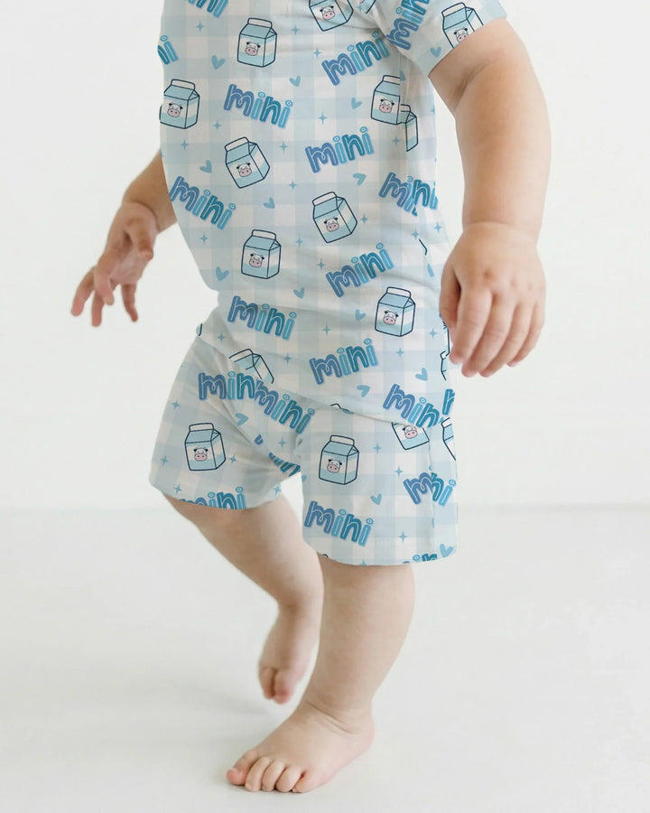 Mama & Mini Mother's Day 2026 Bamboo Two Piece Short Sleeve Shorts Pajama Set