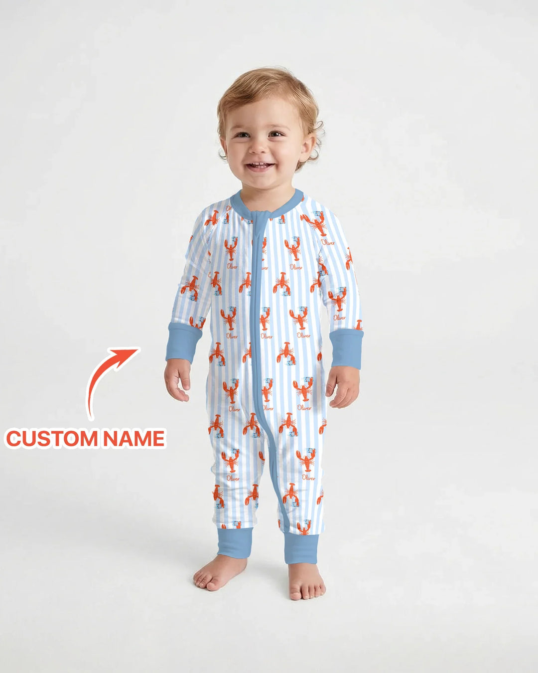 Custom Name Crawfish Beer Season Bamboo Convertible Zippy
